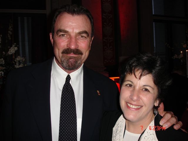 Andrea Patten pic with Tom Selleck