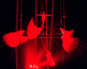 The "Chimes" aerial act that feature...