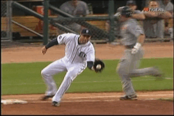 Video clip of the blown call at first base. Re... Video clip of the blown call at first base. Re...