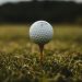 closeup photo of white golf ball