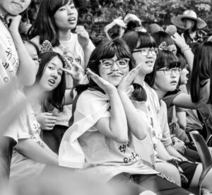 photo of group of women with a variety of attitudes