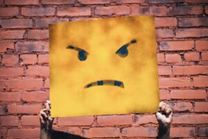 angry face illustration